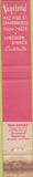 Matchbook Cover - Vagabond San Francisco CA 10 Strike
