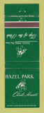 Matchbook Cover - Hazel Park Horse Racing MI WEAR