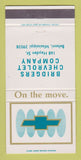 Matchbook Cover - Chevrolet Bridgers Belzoni MS 30 Strike