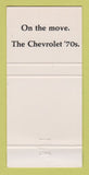Matchbook Cover - Chevrolet Bridgers Belzoni MS 30 Strike