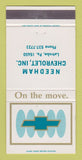 Matchbook Cover - Chevrolet Needham Latrobe PA 30 Strike