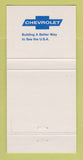 Matchbook Cover - Chevrolet Community Benson MN 30 Strike