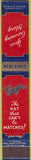 Matchbook Cover - Gage Hats chicago New York 10 Strike