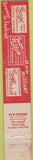 Matchbook Cover - Gage Hats chicago New York 10 Strike