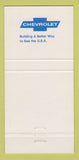 Matchbook Cover - Chevrolet Geo Gibson South Holland IL 30 Strike