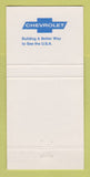 Matchbook Cover - Chevrolet Howlett Auburn KY 30 Strike