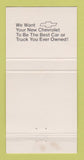 Matchbook Cover - Chevrolet Kent Oldsmobile Mountain Home AR 30 Strike