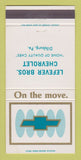 Matchbook Cover - Chevrolet Lefever Bros Dillsburg PA 30 Strike