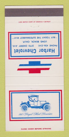 Matchbook Cover - Chevrolet Harbor Long Beach CA 30 Strike
