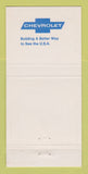 Matchbook Cover - Chevrolet Brooks Motors Crawford GA 30 Strike