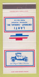 Matchbook Cover - Chevrolet Lahti Cadillac Ironwood MI 30 Strike