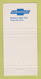 Matchbook Cover - Chevrolet Lahti Cadillac Ironwood MI 30 Strike