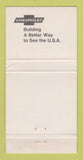 Matchbook Cover - Chevrolet Bale Little Rock AR WEAR 30 Strike