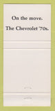 Matchbook Cover - Chevrolet Hawkins Danville PA 30 Strike