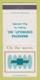 Matchbook Cover - Chevrolet Marhefka Windber PA 30 Strike