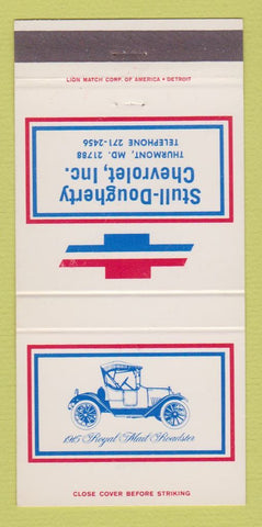 Matchbook Cover - Chevrolet Stull Dougherty Thurmont MD 30 Strike