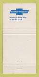 Matchbook Cover - Chevrolet Stull Dougherty Thurmont MD 30 Strike