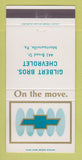 Matchbook Cover - Chevrolet Gilbert Bros Montoursville PA 30 Strike