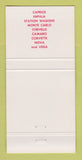 Matchbook Cover - 1971 Chevrolet Bob Helms Harrisburg PA 30 Strike
