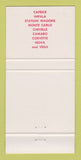 Matchbook Cover - 1971 Chevrolet Lawrence Indianapolis IN 30 Strike