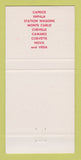 Matchbook Cover - 1971 Chevrolet Community Benson MN 30 Strike