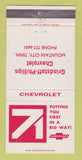 Matchbook Cover - 1971 Chevrolet Grindstaff Phillips Mountain City TN 30 Strike