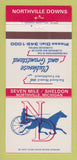 Matchbook Cover - Northville Downs Horse Racing MI WEAR 30 Strike