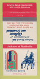 Matchbook Cover - Northville Downs Horse Racing MI 30 Strike