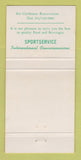 Matchbook Cover - Northville Downs Horse Racing MI 30 Strike