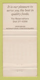 Matchbook Cover - Latonia Horse Racing WEAR 30 Strike