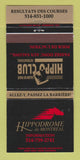 Matchbook Cover - Hippodrome de Montreal QC  30 Strike