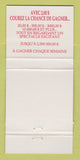 Matchbook Cover - Hippodrome de Montreal QC  30 Strike