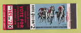Matchbook Cover - Colorado Horse Racing Tax Proposition Denver