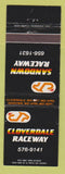 Matchbook Cover - Cloverdale Raceway Horse Racing WEAR