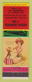 Matchbook Cover - Gustave Grabowski Son Painting Scranton PA pinup