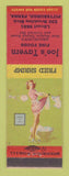 Matchbook Cover - Joe's Tavern Pittsburgh PA pinup