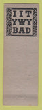 Matchbook Cover - Five and Ten Cafe McKees Rocks PA pinup