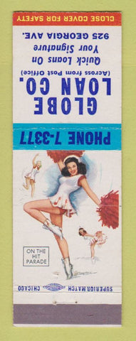 Matchbook Cover - Globe Loan  pinup