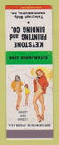 Matchbook Cover - Keystone Printing Binding Harrisburg PA pinup