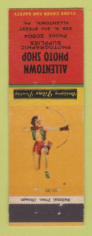 Matchbook Cover - Allentown Photo Shop PA pinup