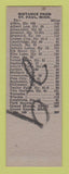 Matchbook Cover - Arcade Bait Store St Paul MN oil gas Lundeen SAMPLE pinup