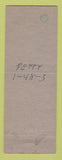 Matchbook Cover - Joe Becker Service Spokane WA pinup