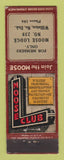 Matchbook Cover - Moose Club Williston ND