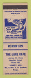 Matchbook Cover - The Lure Cafe Searcy AR