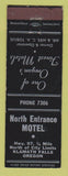 Matchbook Cover - North Entrance Motel Klamath Falls OR