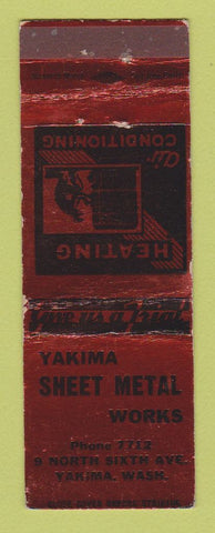 Matchbook Cover - Yakima Sheet Metal Works Yakima WA WEAR