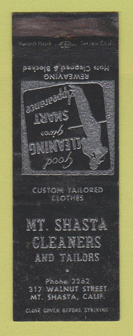 Matchbook Cover - Mount Shasta Cleaners CA