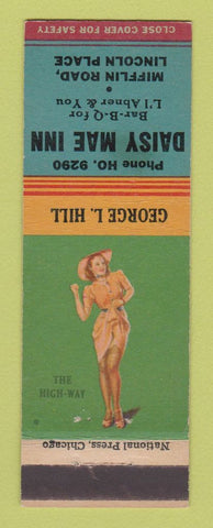 Matchbook Cover - Daisy Mae Inn pinup