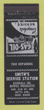 Matchbook Cover - Smith's Service Kendall oil bas Saco ME