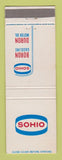 Matchbook Cover - Sohio oil gas Boron Duron